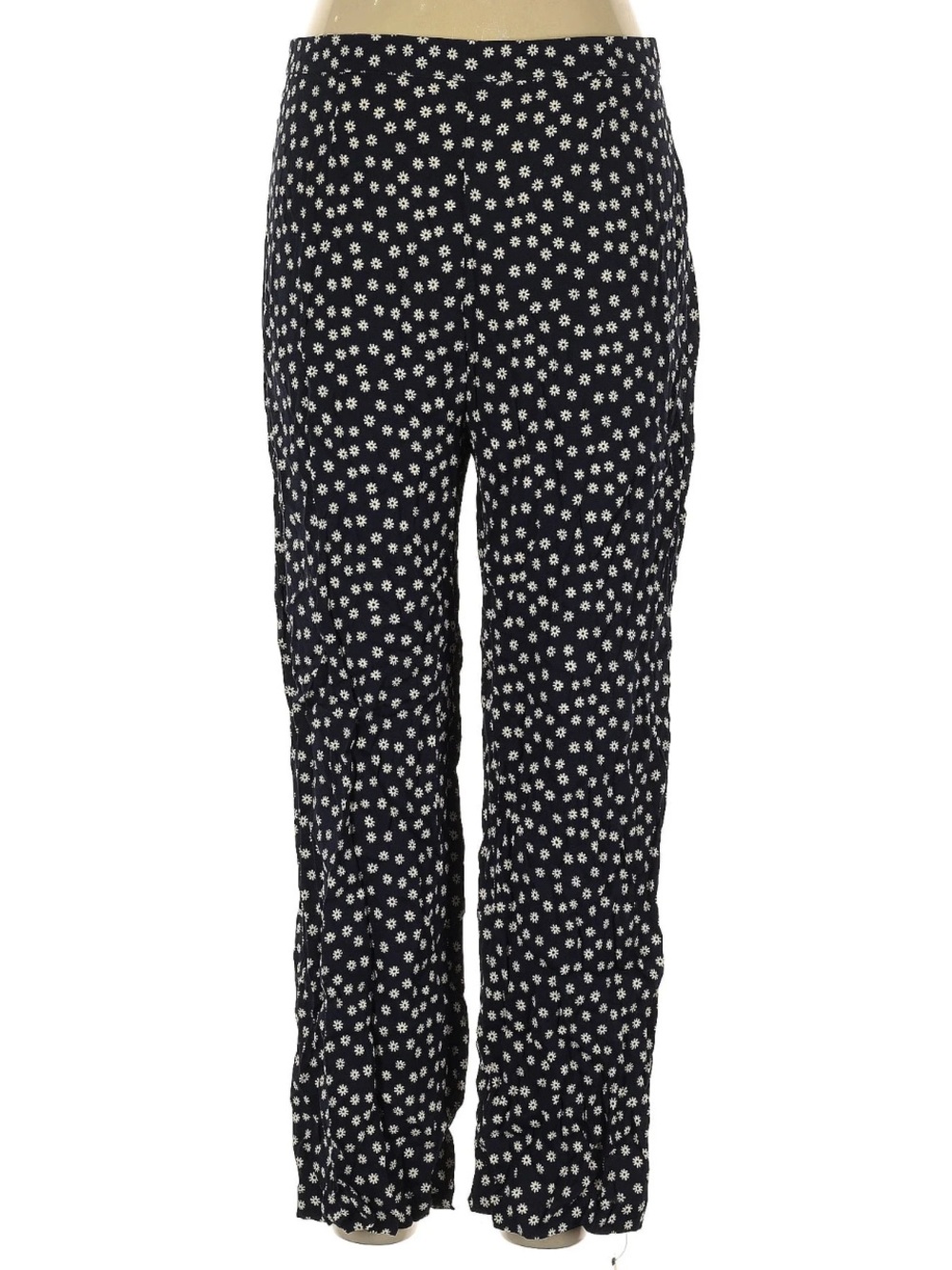 NWOT Reformation Black and White Floral Pants size 10